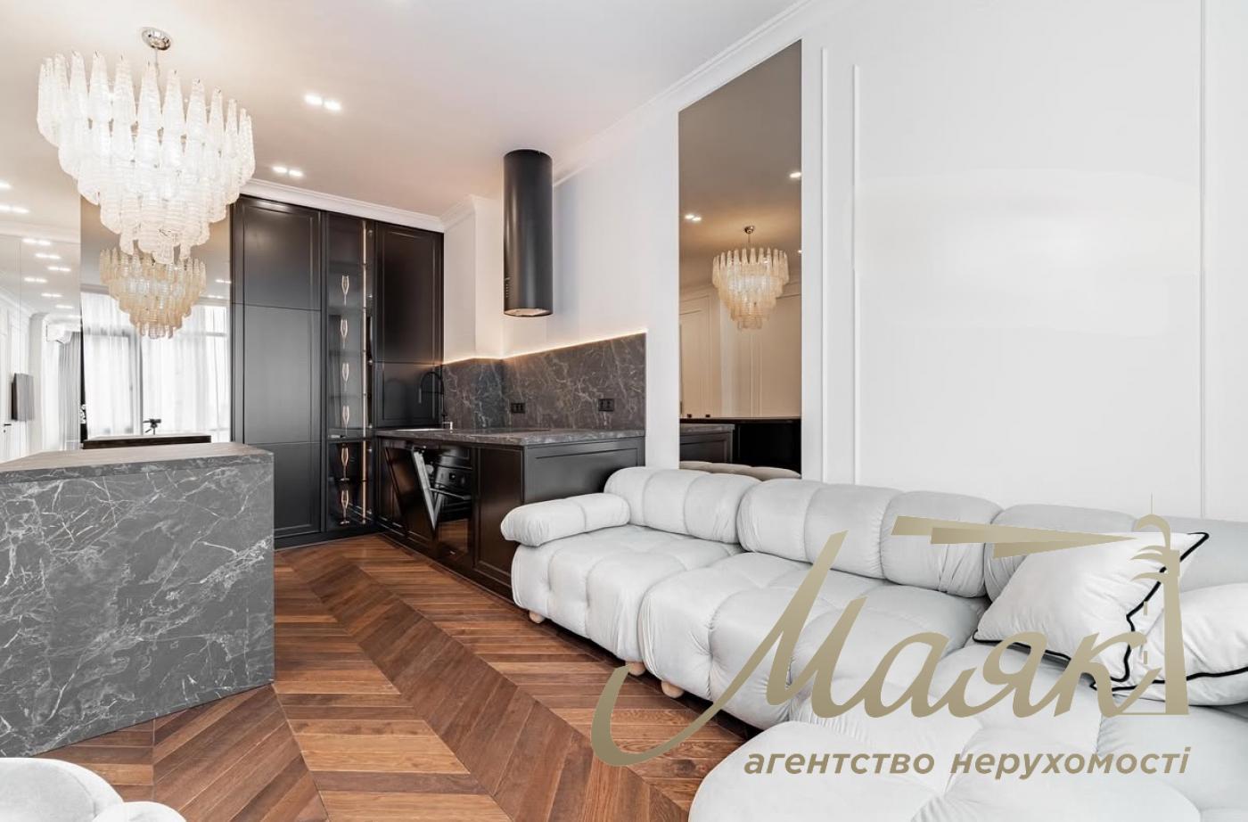 Аренда стильной 1-комнатной квартиры 51м2 в ЖК «Новопечерские Липки», ул. Драгомирова, 19а, Печерский район, Центр.