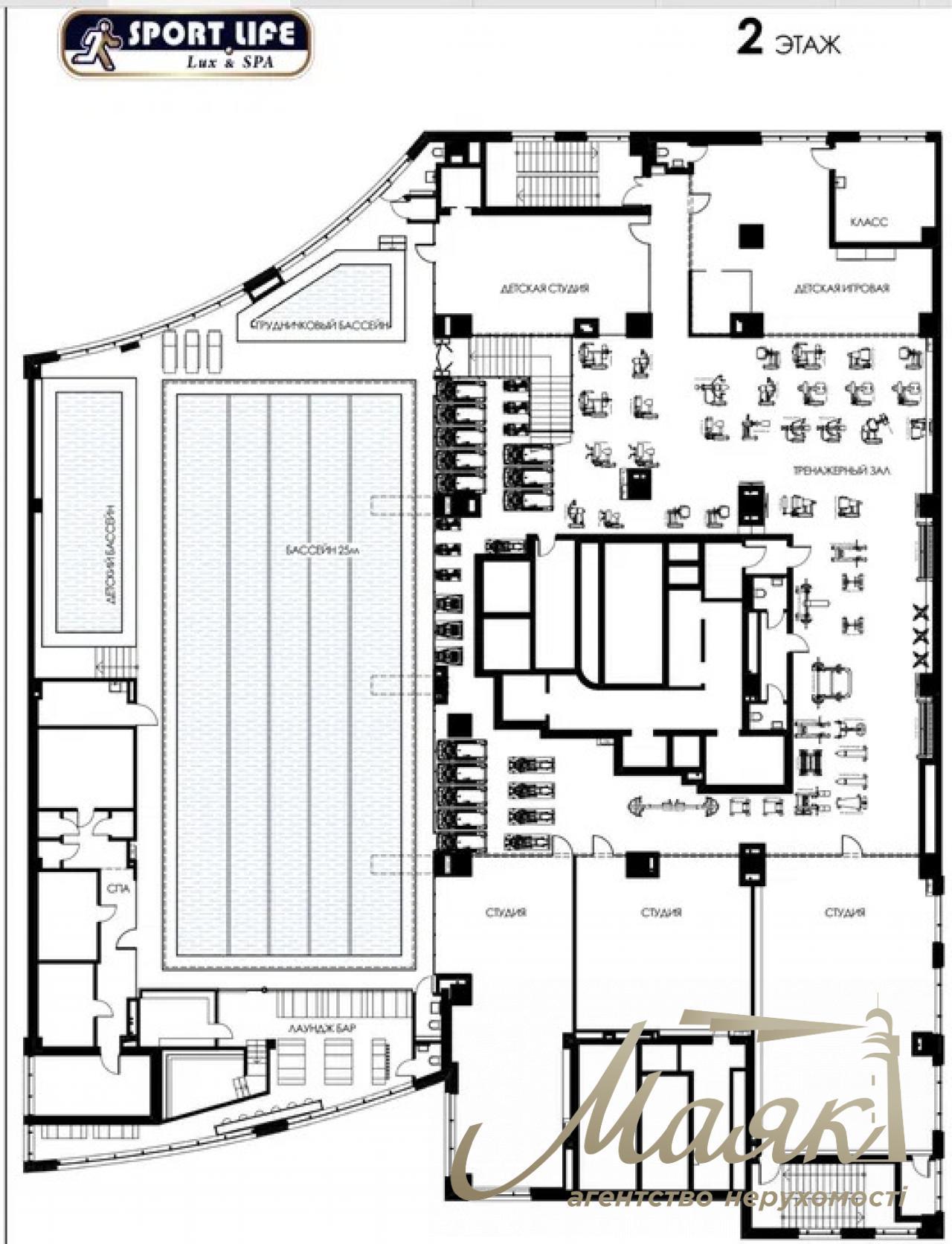 Продаж діючого орендного бізнесу, 10-12% річних, Фітнес центр