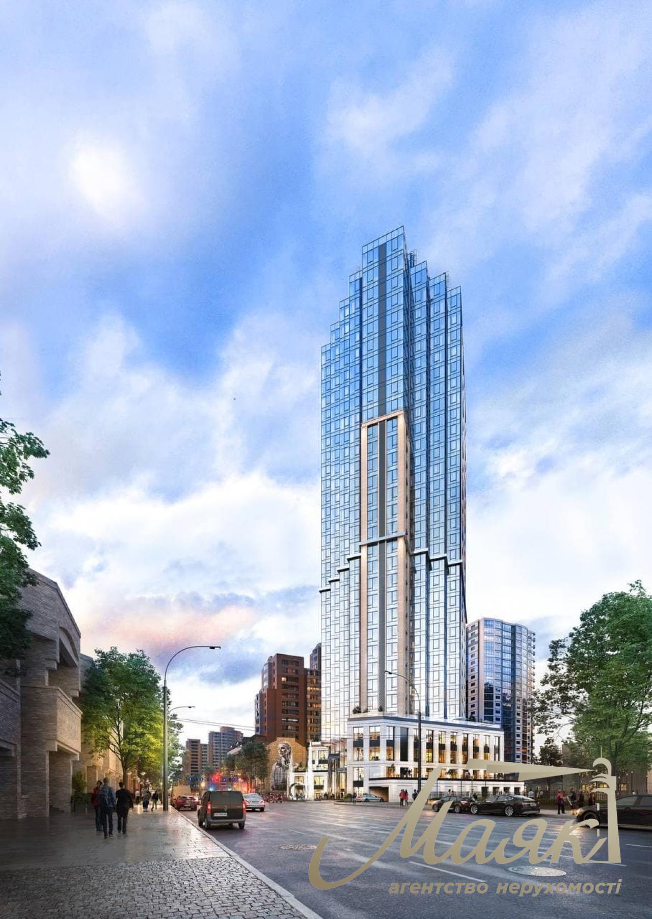 View, 1k apartment in residential complex A136, 55m2.