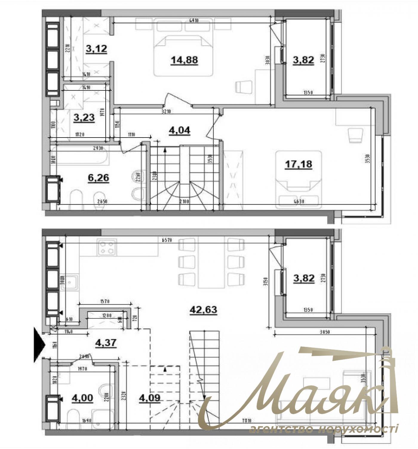 Продаж 2-кімнатної квартири в ЖК Maxima Residence, Максима Резиденс, вул. Коновальця, Печерськ