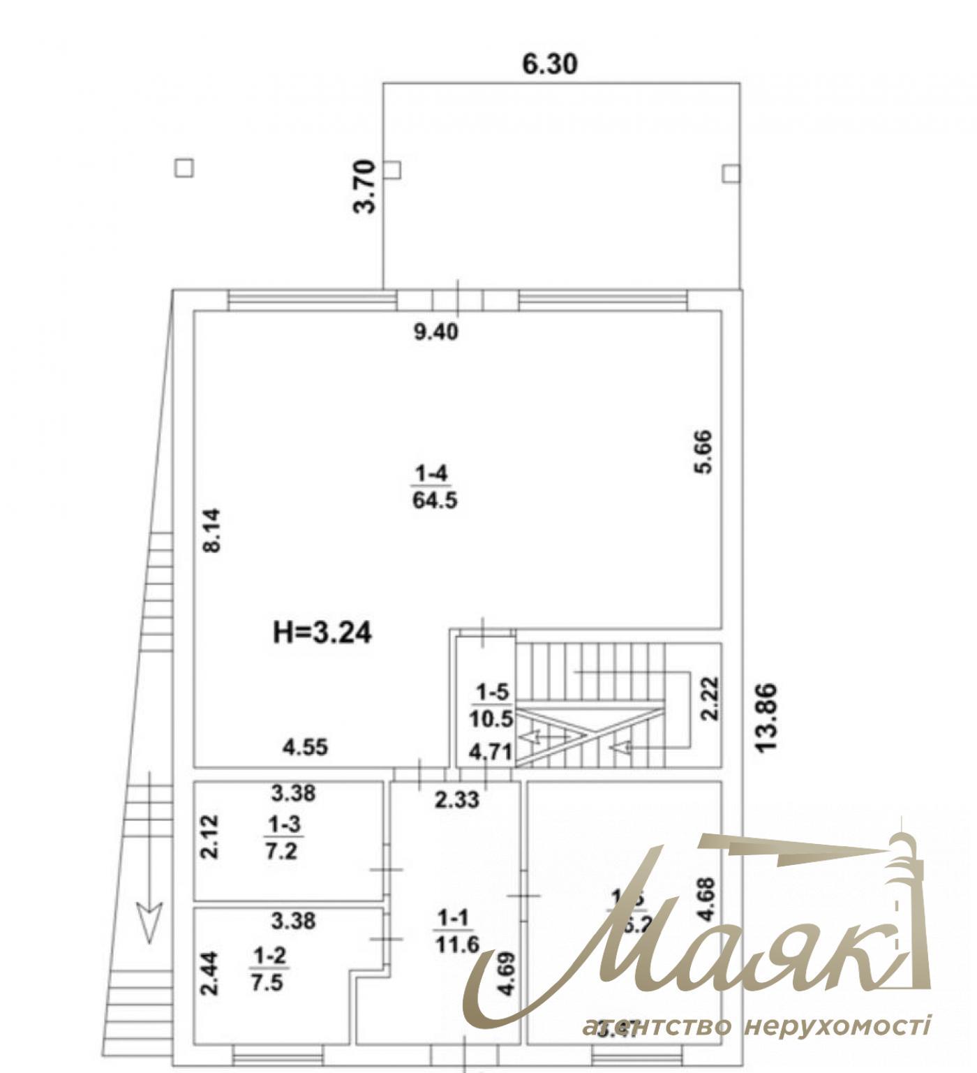 Продаж будинку з бомбосховищем у стилі Hi-Tech у Голосіївському районі