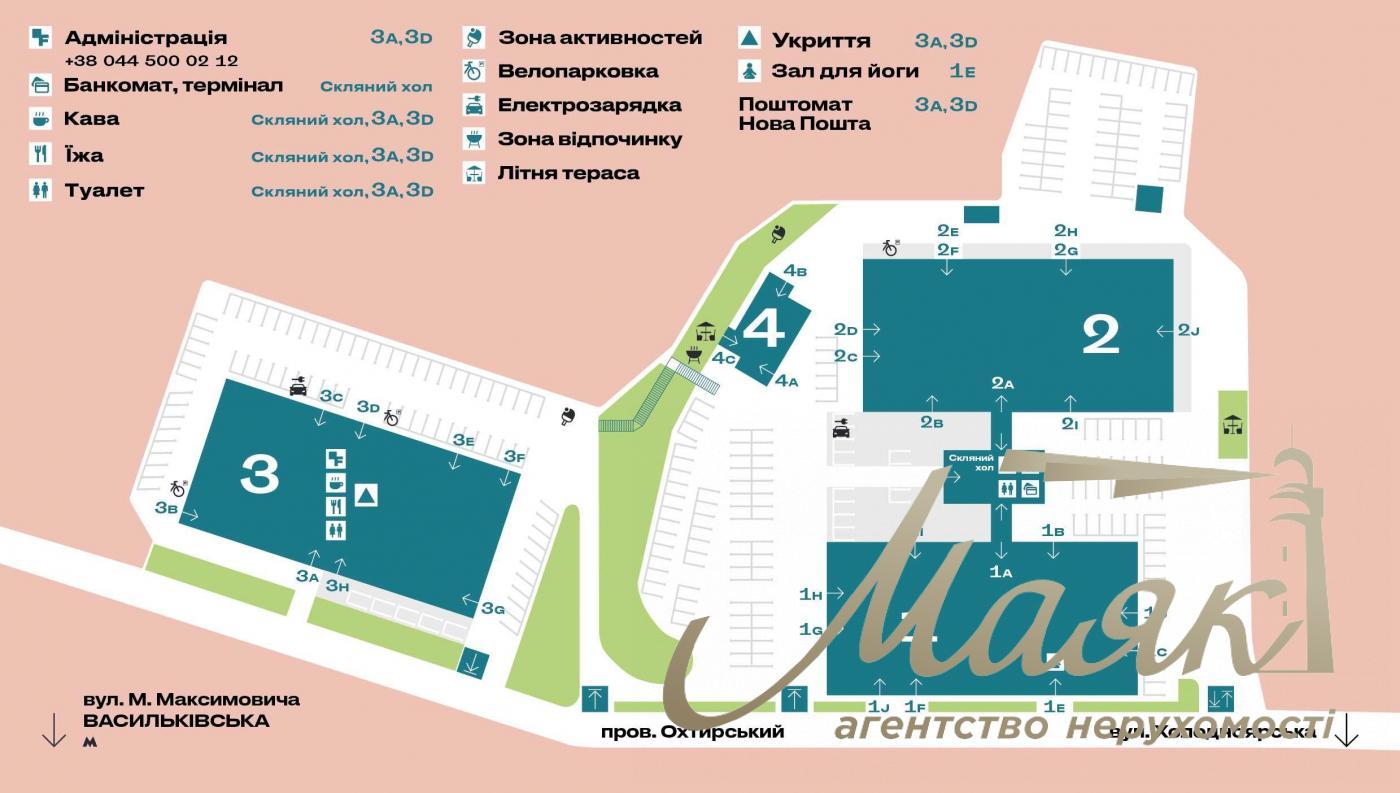 Office for rent 300 m2 in BC Victoria Park, Maksimovicha street, Vasilkivska metro station
