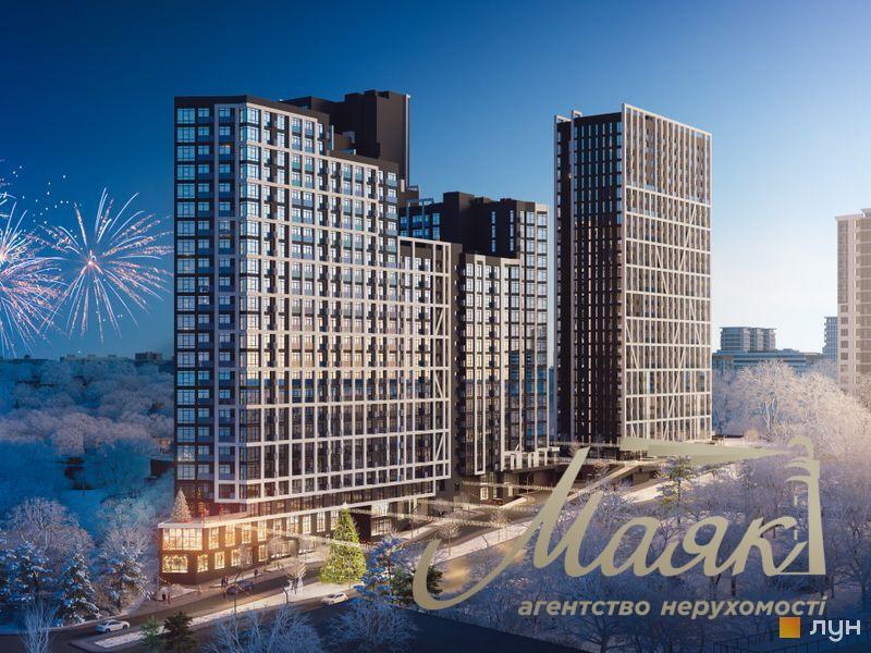 Продаж 1-к квартири 43,42 м.кв. у ЖК Nordica Residence, Печерськ