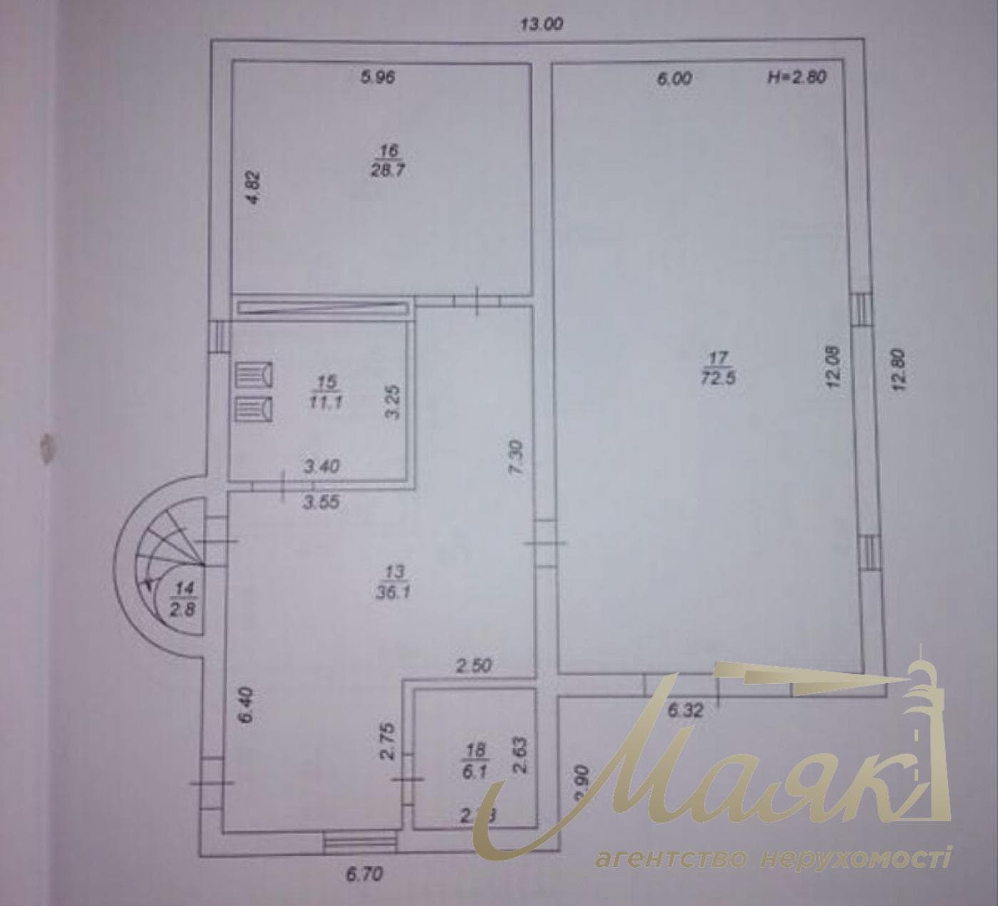 Оренда двоповерхового будинку площею 260 м² у с. Лісники, вул. Південна, Обухівський напрямок, Київська область