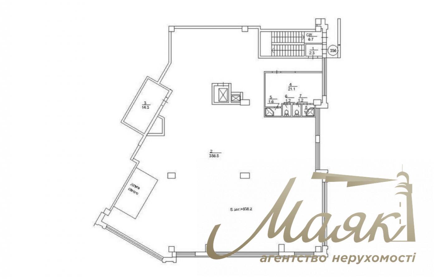 Продаж фасадного приміщення в ЖК Бульвар Фонтанів, вул Саперне Поле 3