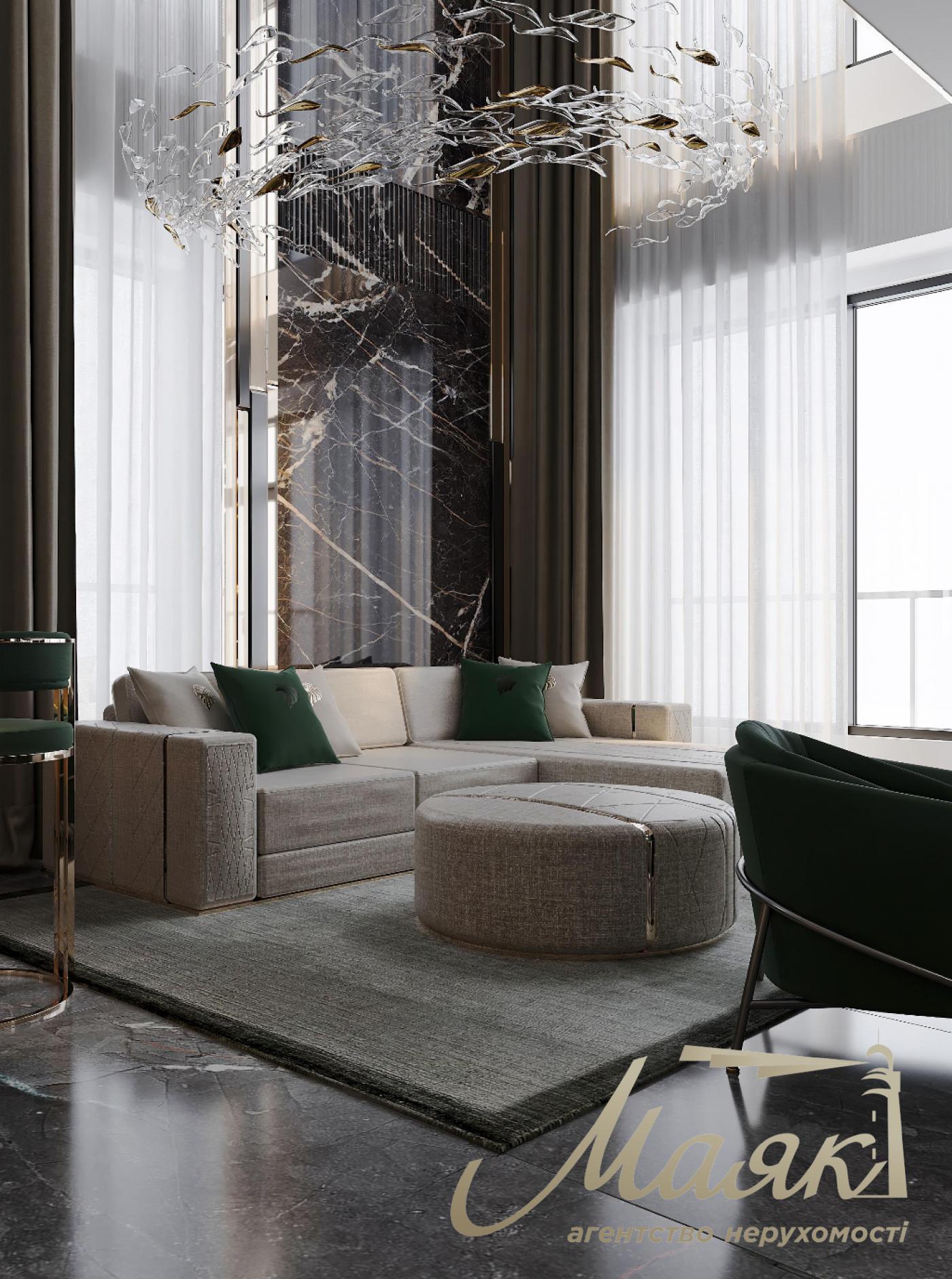 Продажа видового пентхауса/квартиры в самом центре столицы 186м2 в ЖК Edelweiss House,  Зверинецкая, Печерск, Киев