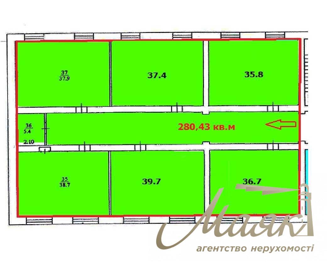Rent office block 280 sq.m (6 offices) on Khreshchatyk street, 7/11 (near the metro station Maidan Nezalezhnosti), Center.