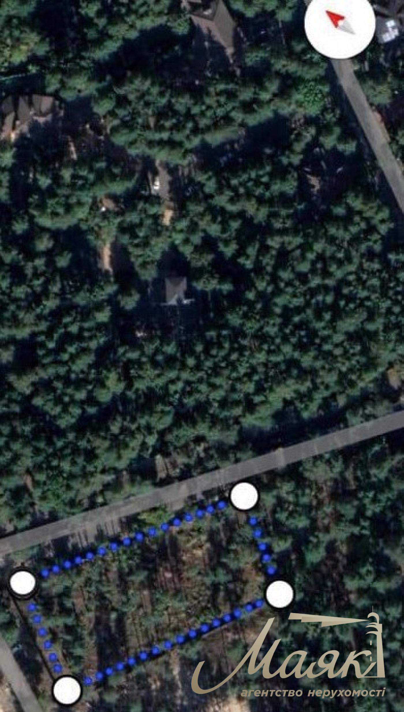 Sale of land in the forest in the village of Kozin. In a cottage town