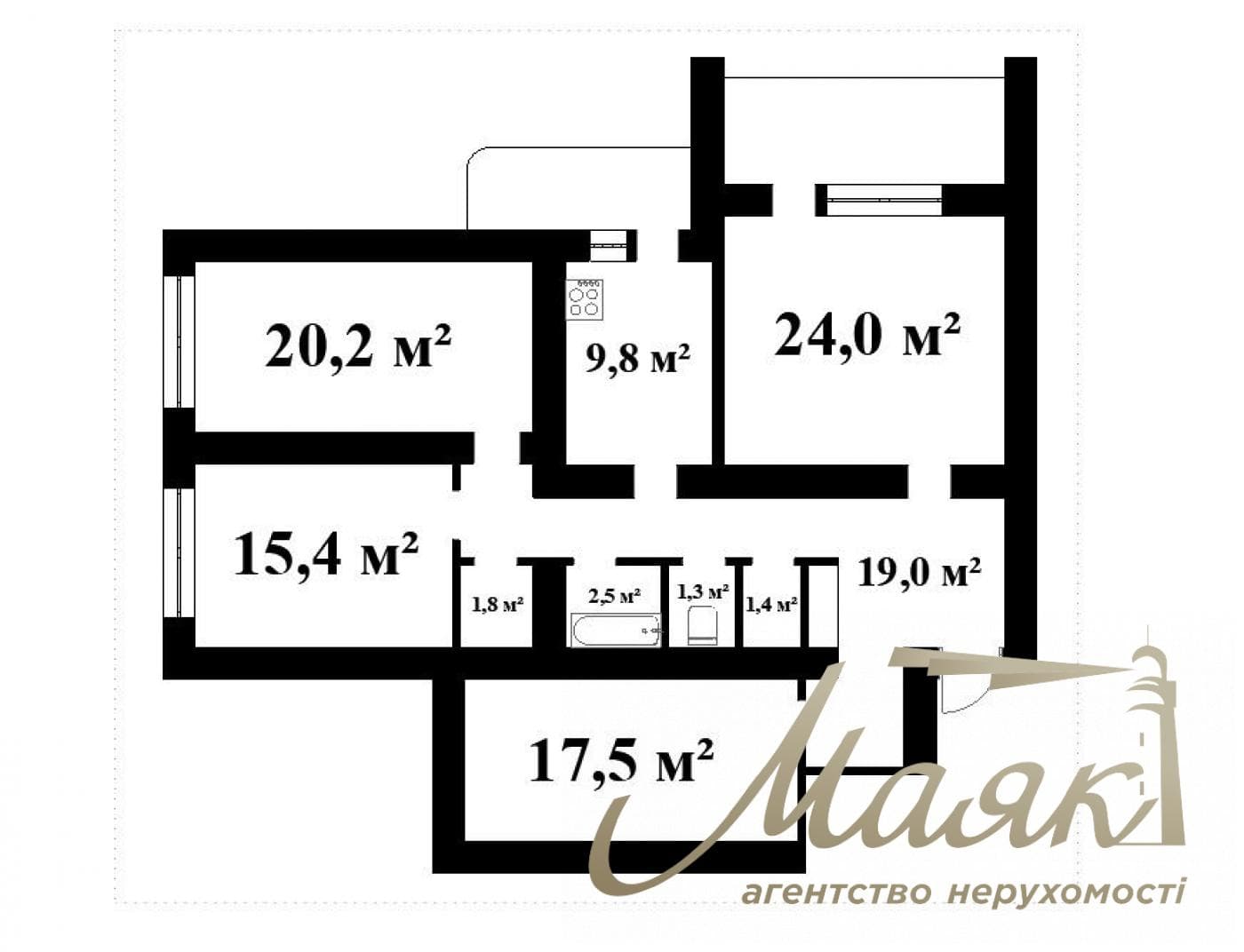 Продаж 4-кімнатної квартири, 117 м², вул. Старонаводницька, 8Б, Печерськ, Київ