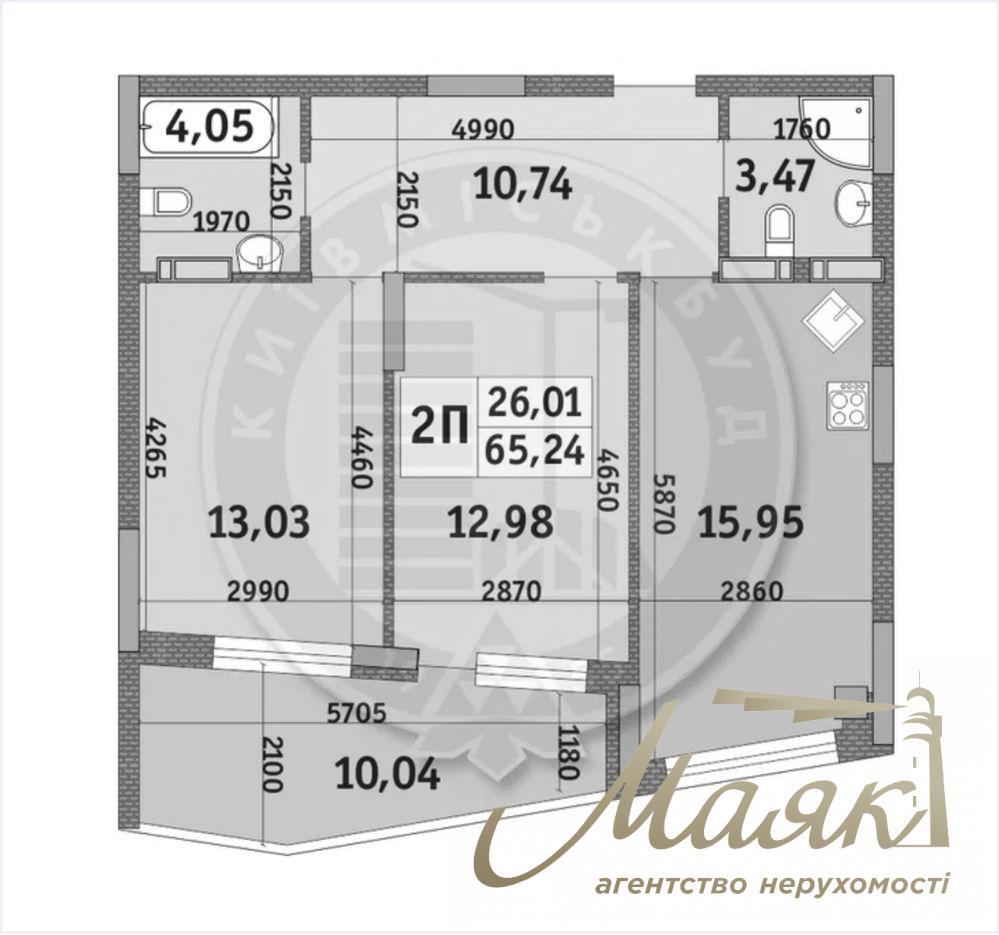 Продаж квартири 159м2 з терасою в ЖК "Італійський квартал", Оболонський район.