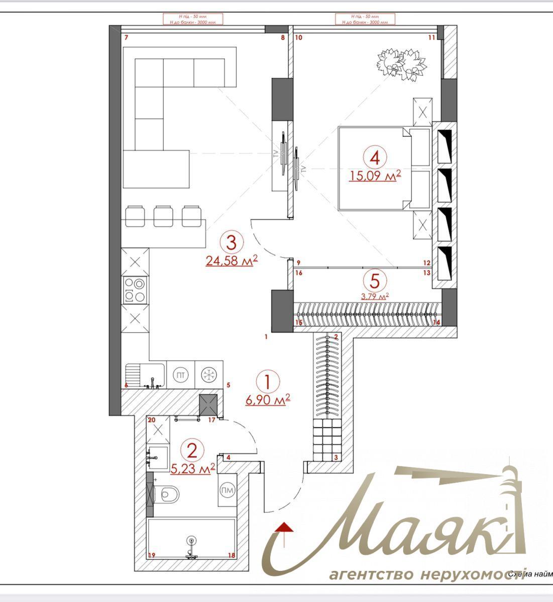 Продаж 1 кімнатної квартири в ЖК Smart Plaza Obolon, Оболонський район.