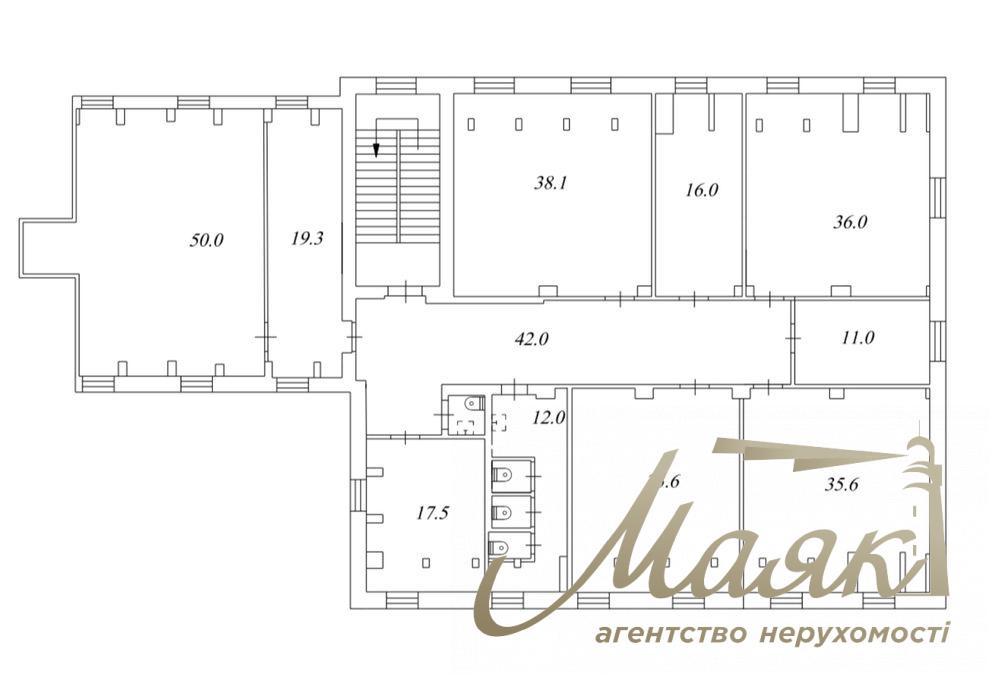 Аренда офиса 316 кв.м. на Подоле, ул. Межигорская
