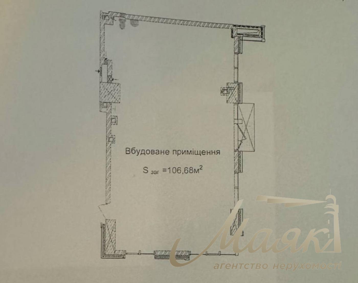 Продаж фасадного комерційного приміщення 107м2 ЖК Новопечерські Липки