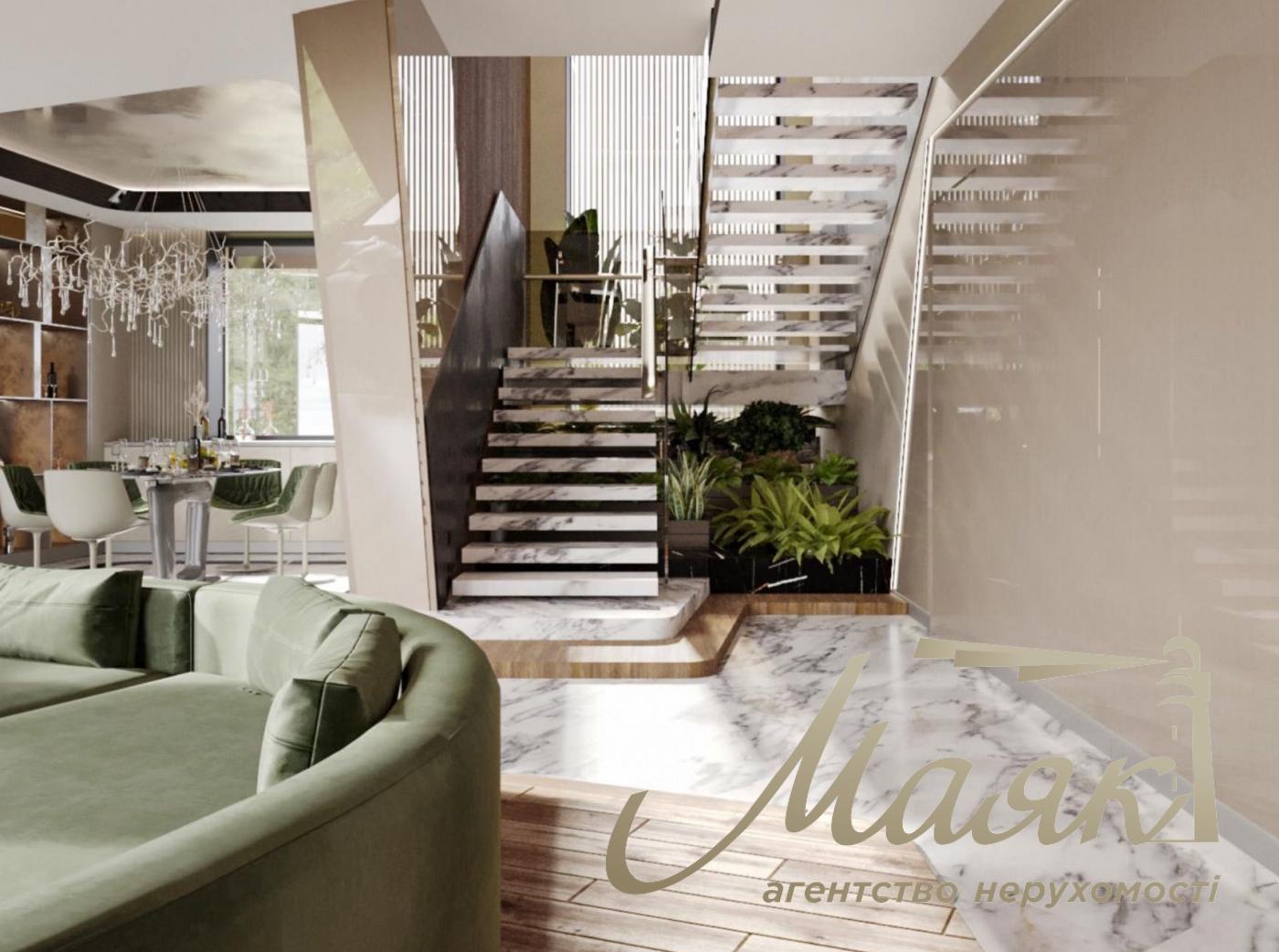 Продаж будинку 406м2 у с.Лісники, КМ "Хутір Ясний", Обухівський напрямок, Київська область.