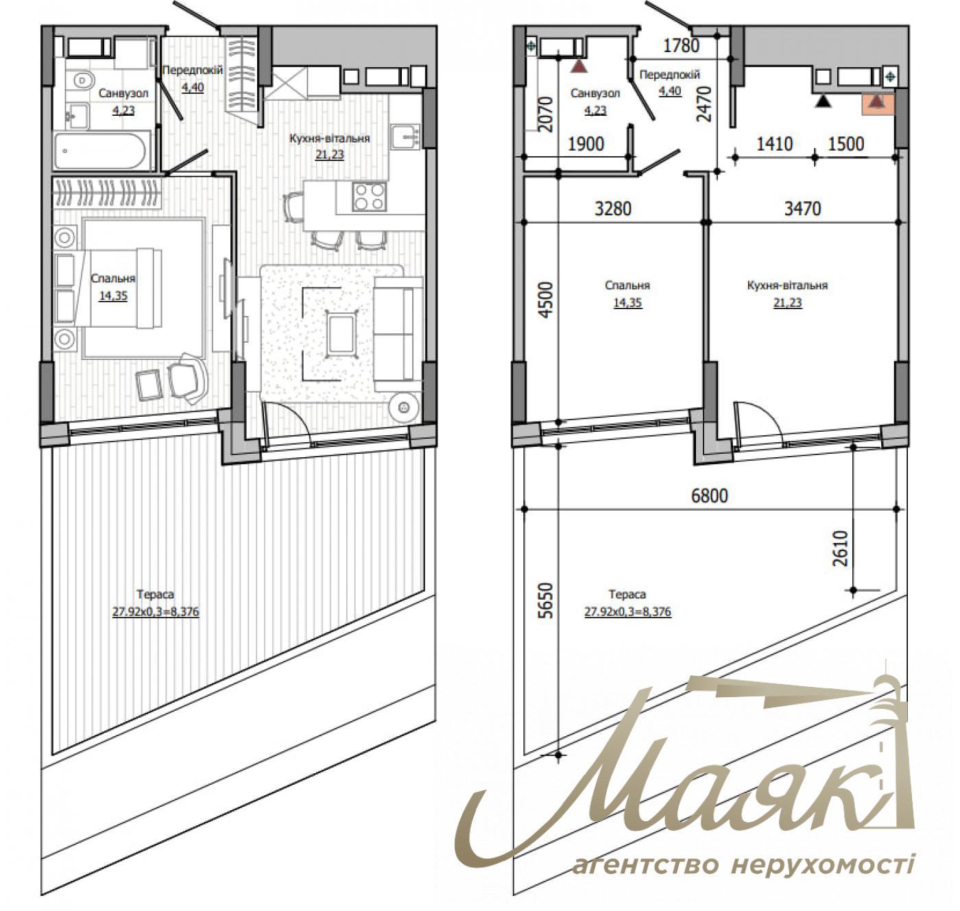 For sale 2-bedroom apartment in LCD LUCKY LAND, Svyatoshinsky district, Berkovets