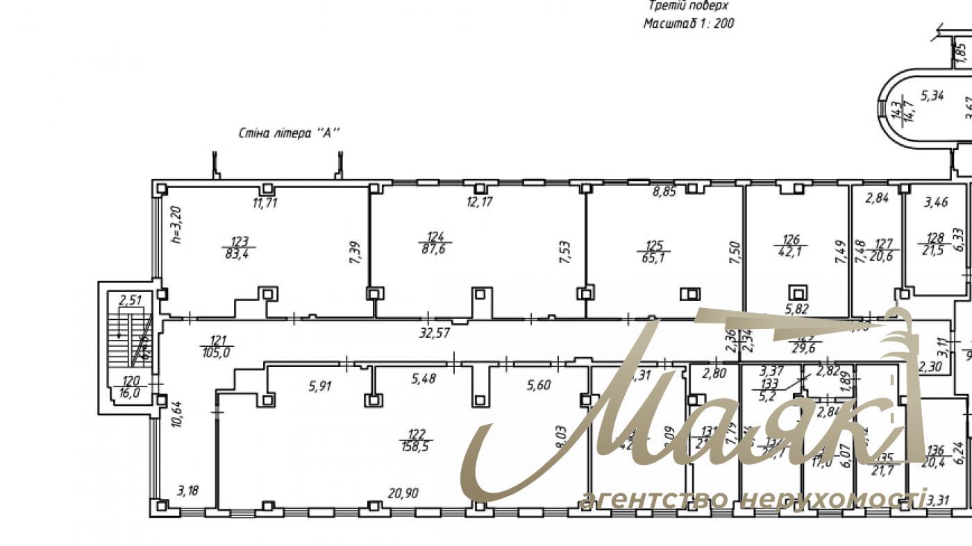 Office space for rent 750m2, Stusa st., Akademgorodok