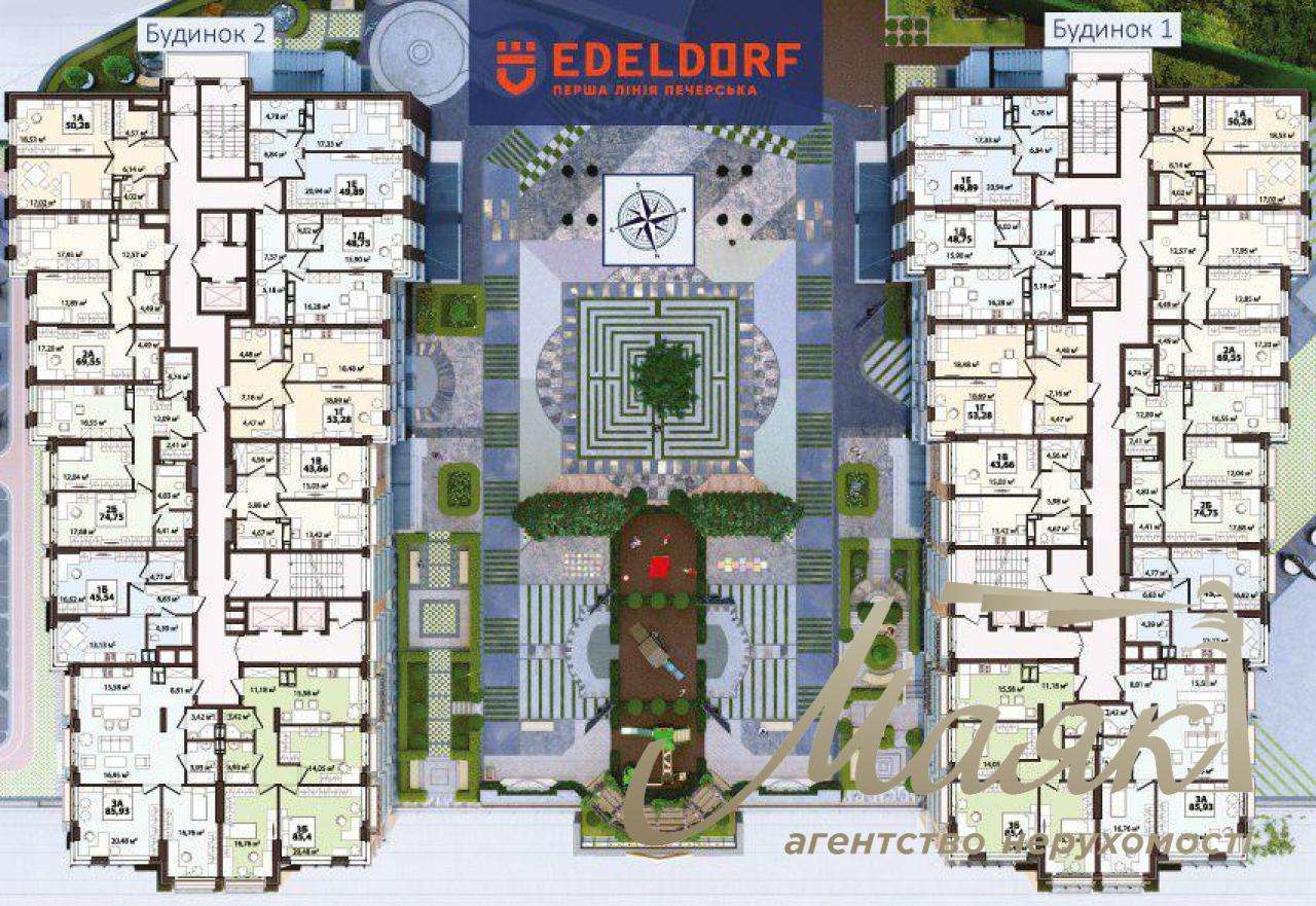 Продаж видового пентхауса в ЖК "Edeldorf" Печерськ вул.Старонаводницька