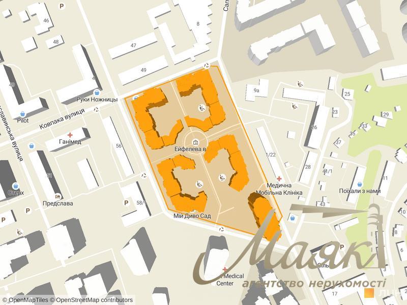 Sale of 1-room apartment 42 m2 in the residential complex French Quarter, Academician Filatov Street 2/1