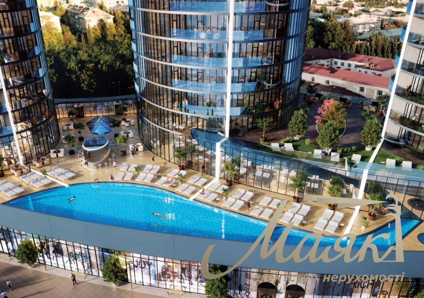 Продаж 2к 114.3 м2 квартири ЖК Таріан Таверс, вул. Патріса Лумумби