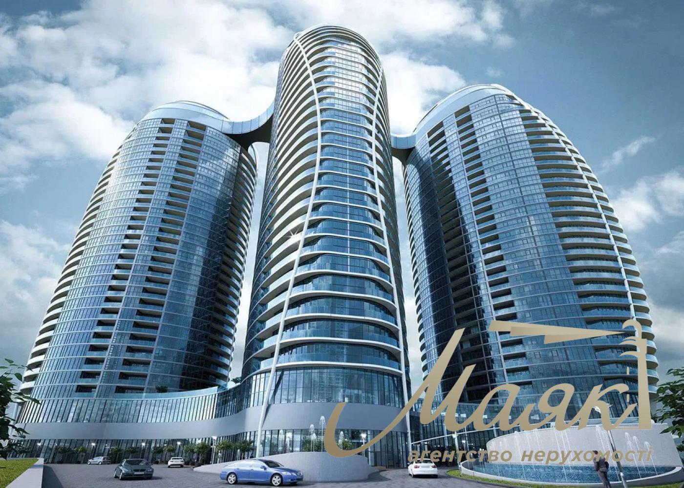 Sale of 3k 126.7 m2 apartment in Tarian Tavers residential complex, st. Patrice Lumumba