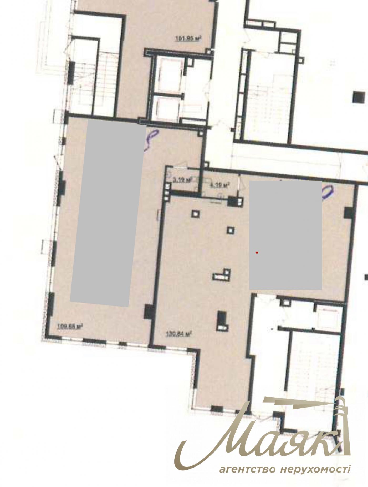 Оренда фасадного 110м2 приміщення ЖК Трініті вул. Тютюнника, 39/2