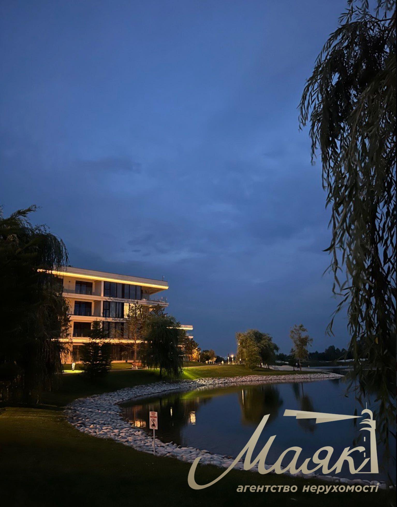 For sale apartment with terrace in LCD "Park Lake City" with a lake, Podgortsy, Kyiv region.
