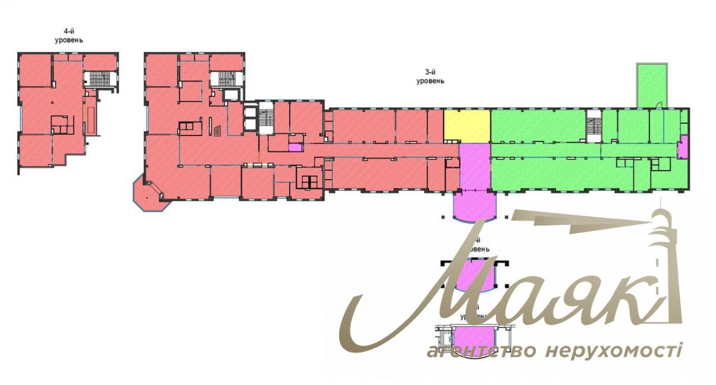 Оренда офісу площею 2819 м² за адресою: вул. Алмазова, 18/7, Печерськ.