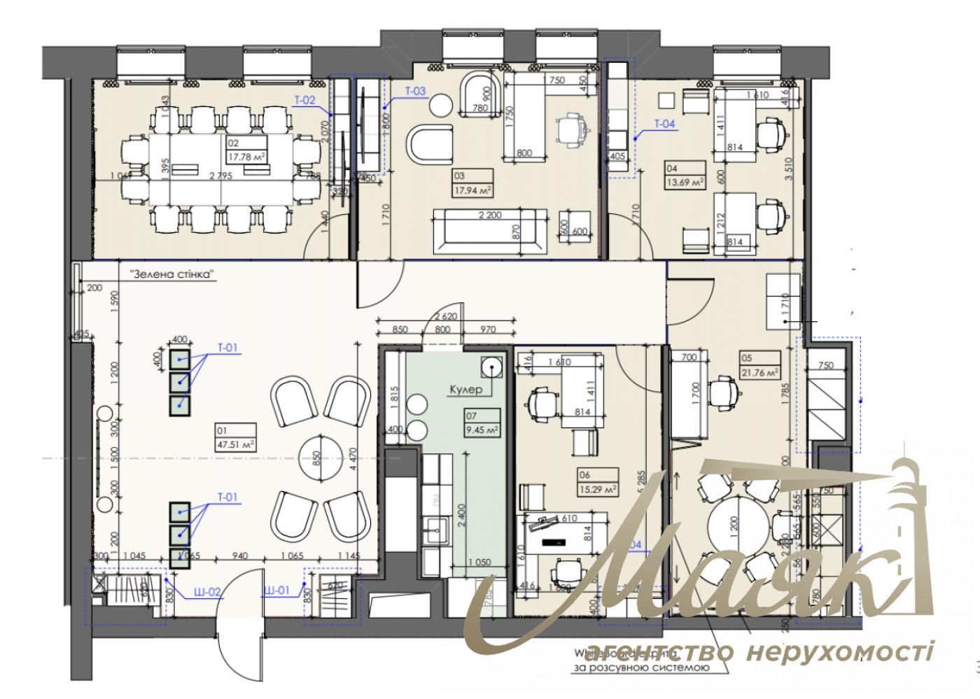Office for rent BC Leonardo, Bogdana Khmelnitskogo str.