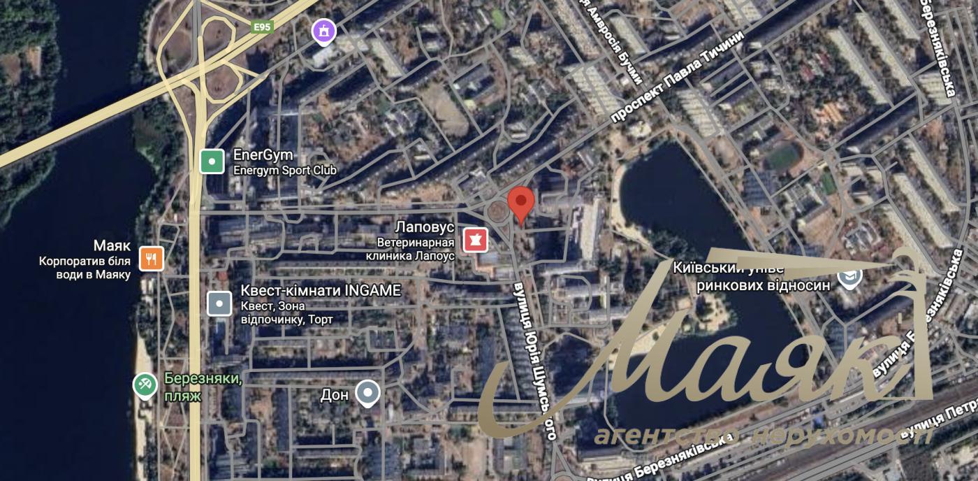 Land for sale commercial land, 13 sotok , Tychyna Pavel Ave, Kiev