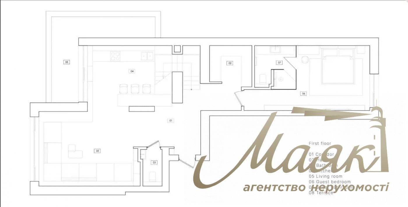 Exclusive project by MAKHNO Studio 215m2 "Obolon Residences "Obolonskyi prosp., 26