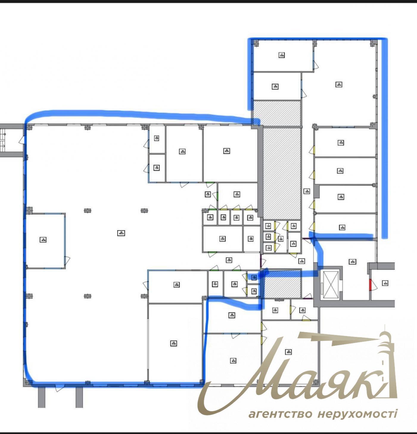 Office for rent 580 sq.m. on Princes Ostrozhskikh str. (Moskovska), 23