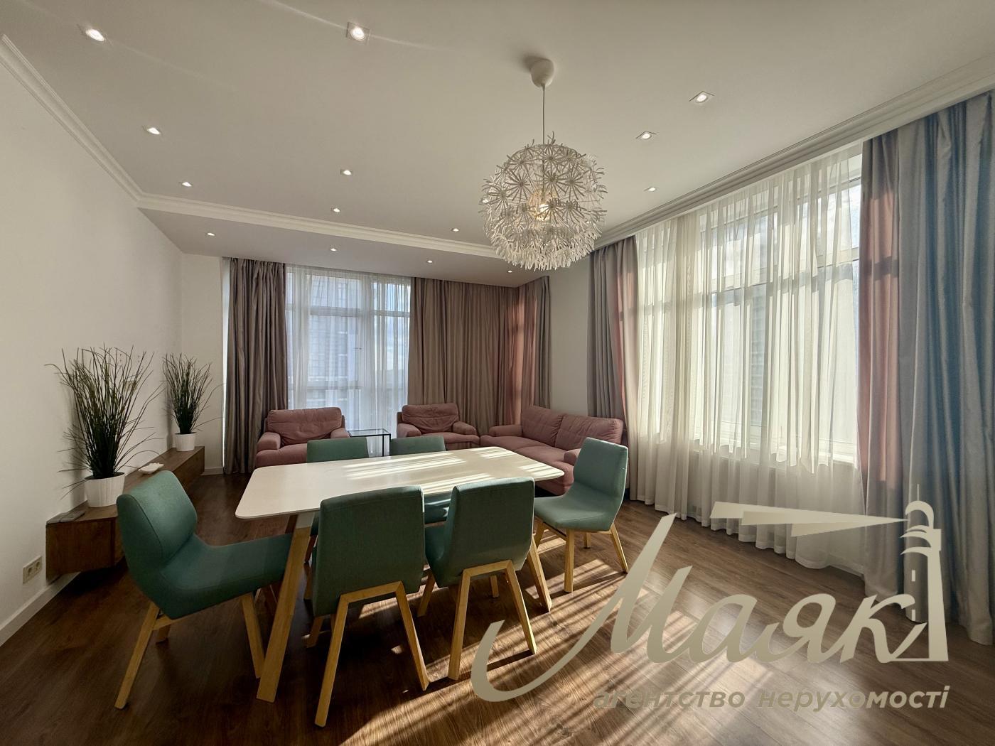 Оренда 3-кімнатної квартири в ЖК "Новопечерські Липки", вул. Андрія Верхогляда, Центр