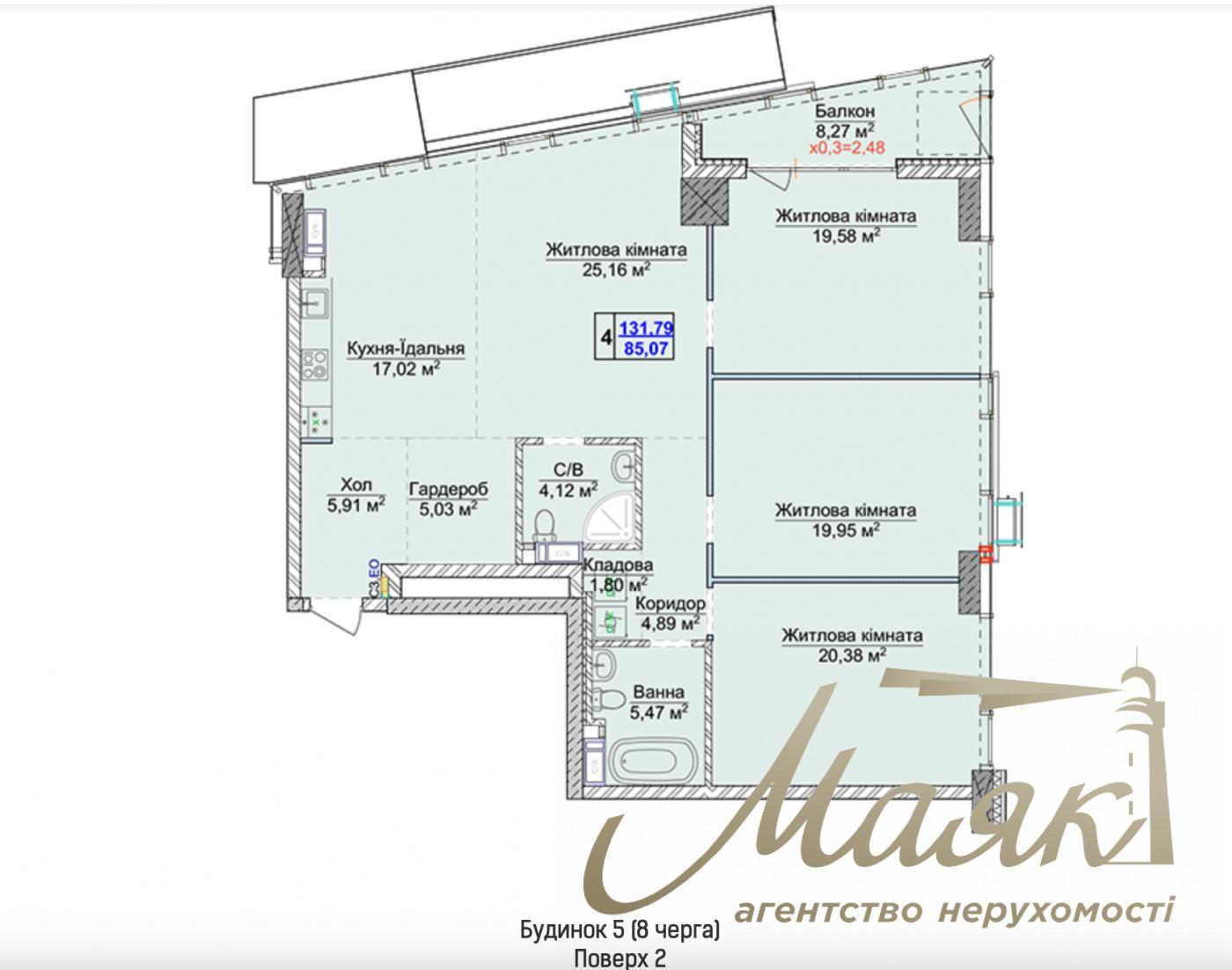 Продажа 3х-комнатной квартиры 131.79м2 в ЖК новопечерские липки, ул. Андрея Верхогляда/Драгомирва, Печерск, Киев