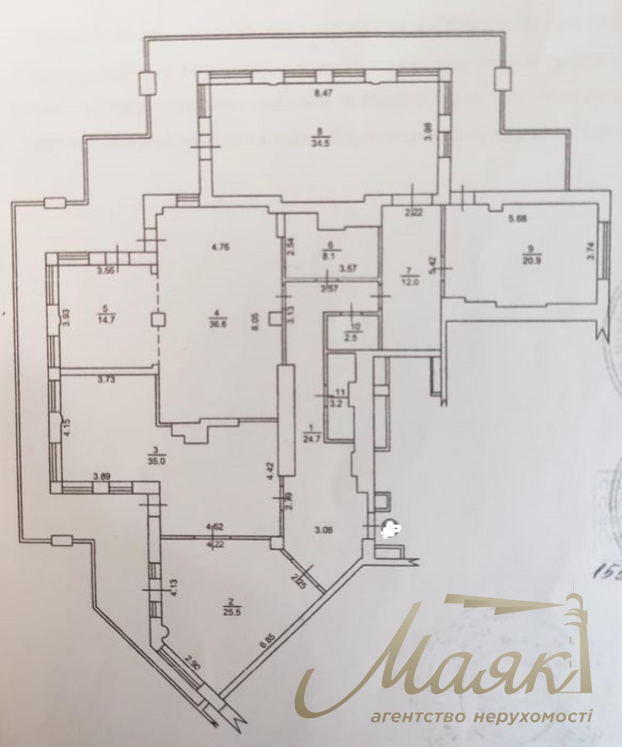 Sale of 5-room apartment in Novopecherskie Lipki residential complex, 240m2, Pechersk