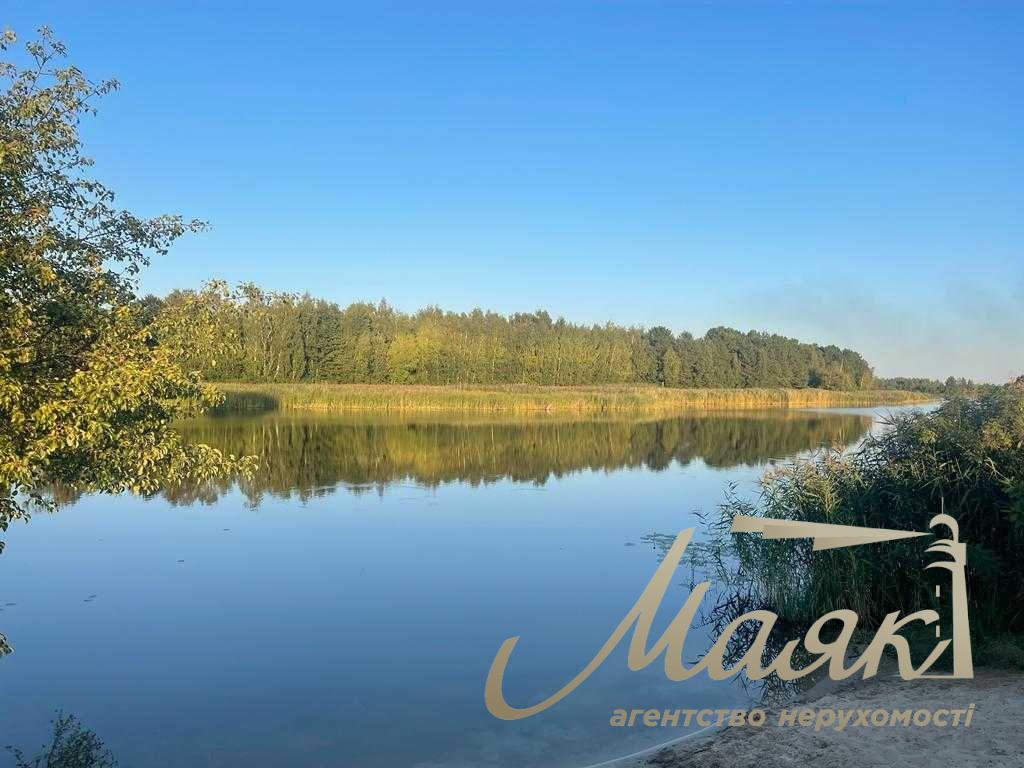 Sale of land with a beach on the river bank - 47 hectares, s. Rudyky/Kozin/Koncha zaspa