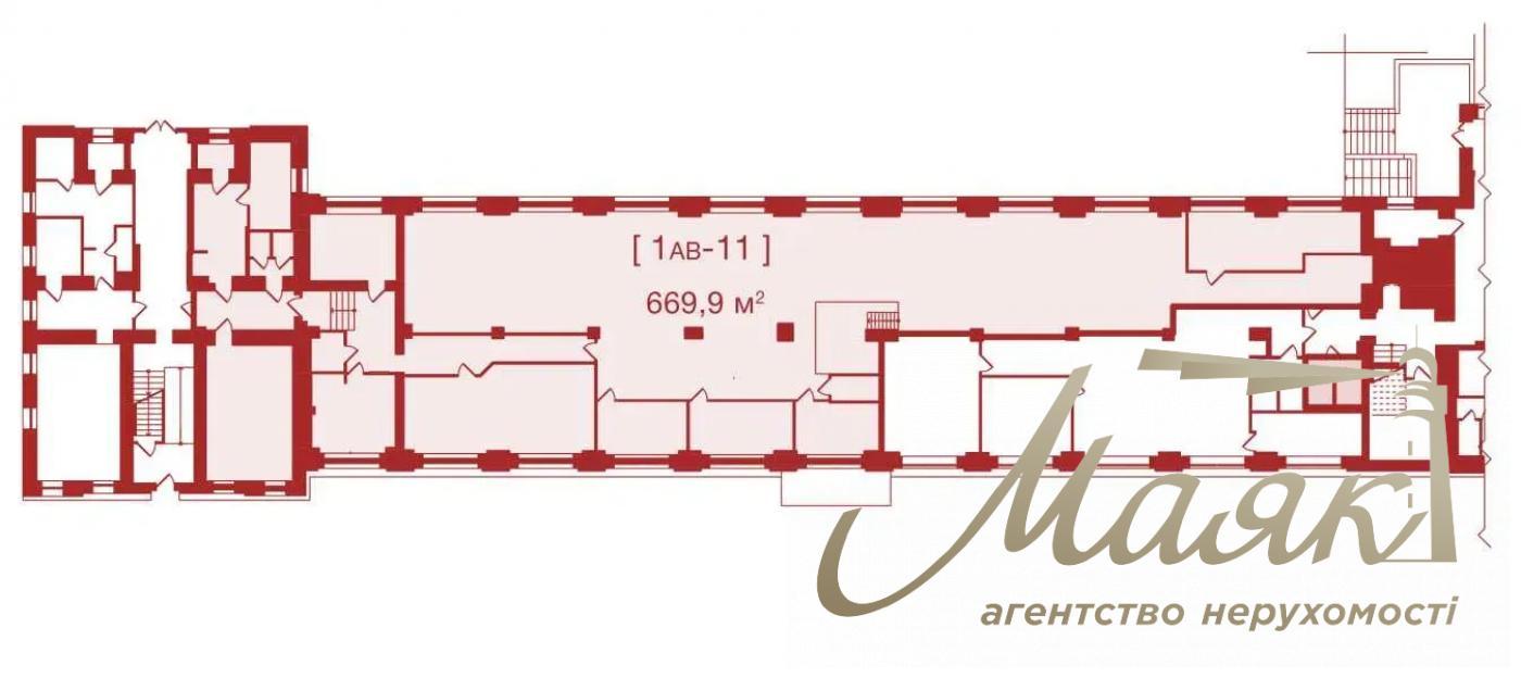 Аренда офиса 588м2 в бизнес-центре Victoria Park, пер. Ахтырский, Киев