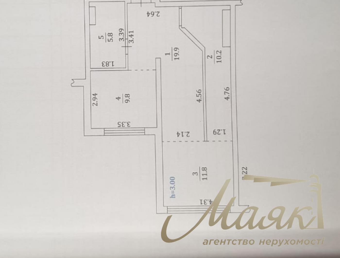 Продаж 1-к квартири 70М2 Бойчука Михайла вулиця 41 ЖК "Новопечерська Вежа"