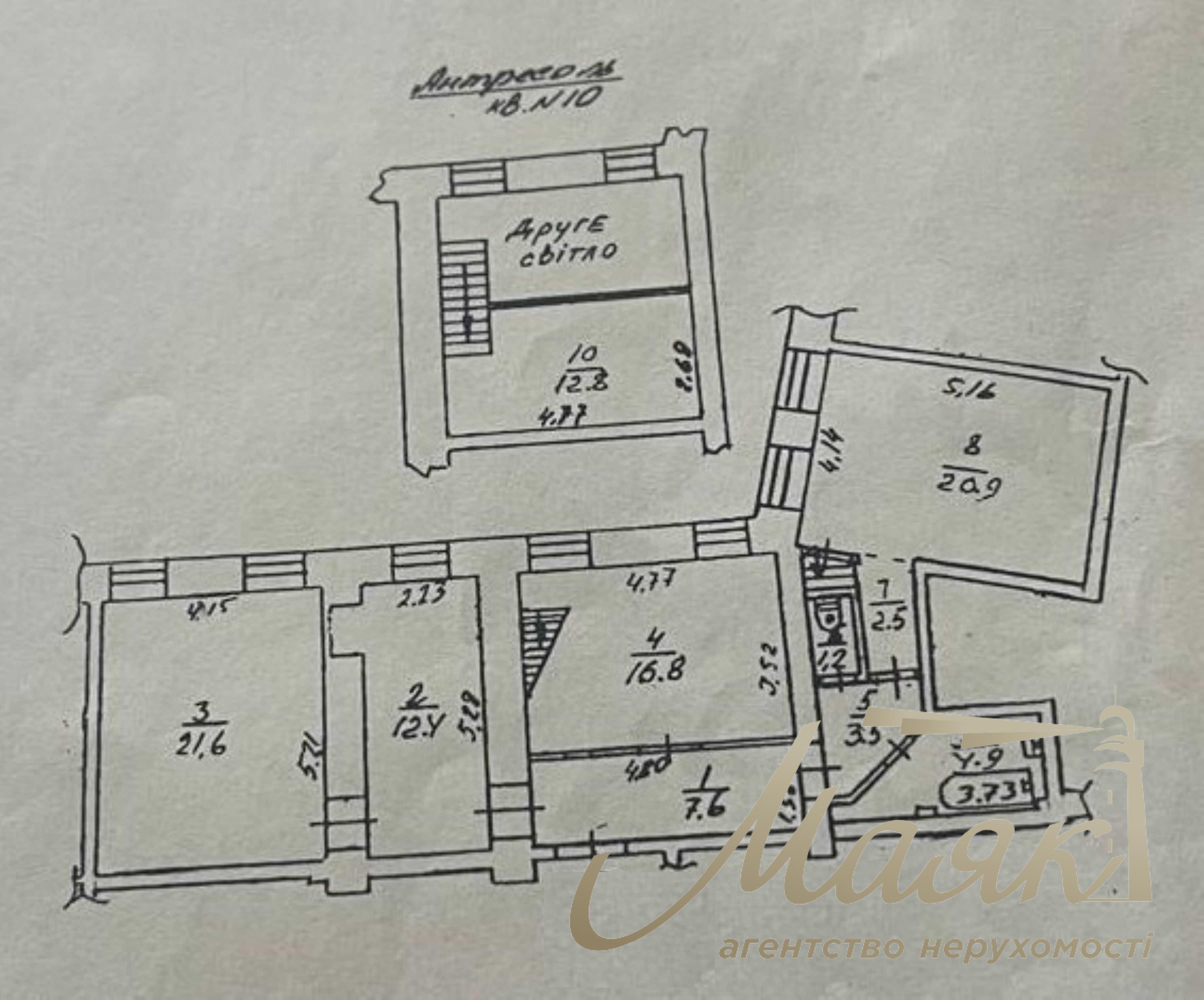 Продаж 3х-кімнатної квартири 110м2 вул. Ольгинська 2/1, царський будинок з ліфтом