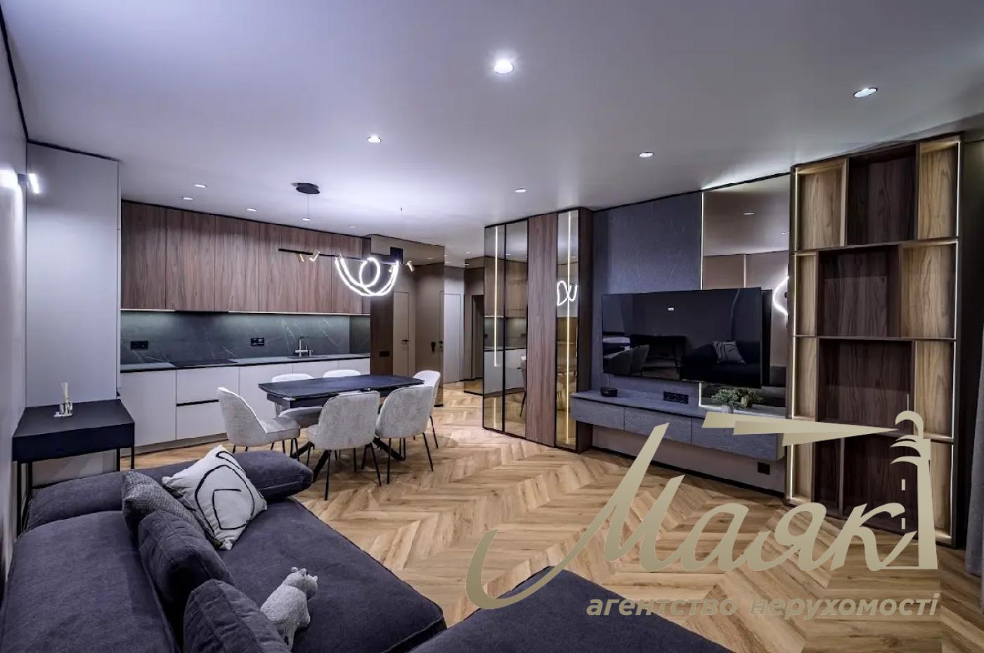 Продажа дизайнерской квартиры 74 м² в ЖК бизнесс класса White Lines, Голосеевский район, напротив парка