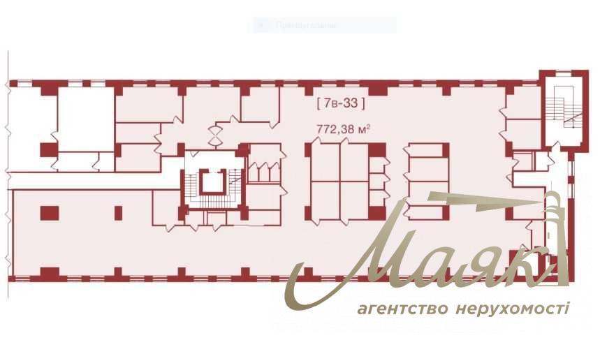 Аренда офиса 772 м2 с ремонтом, на Пимоненка