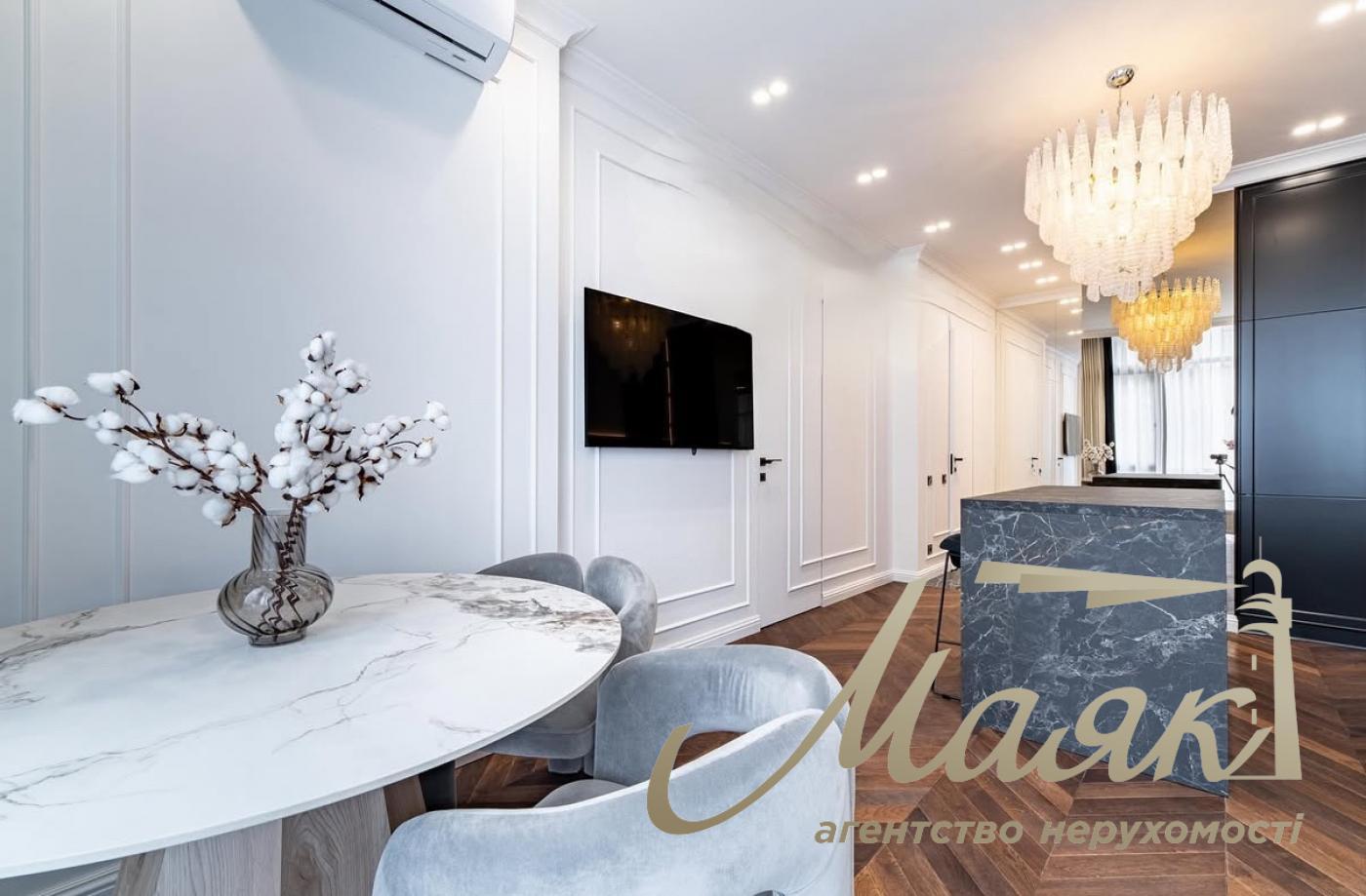 Аренда стильной 1-комнатной квартиры 51м2 в ЖК «Новопечерские Липки», ул. Драгомирова, 19а, Печерский район, Центр.