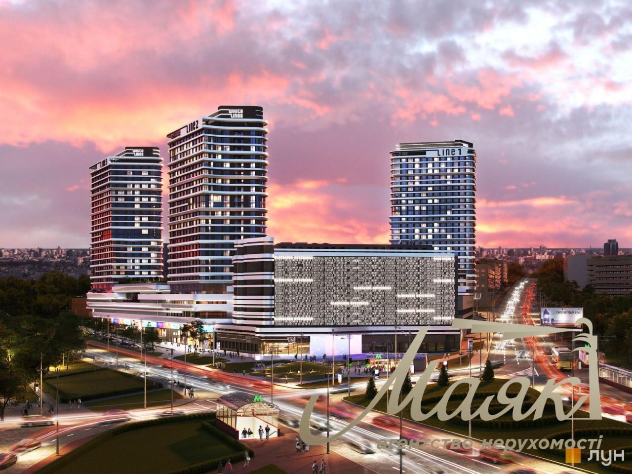 Продаж 1-к квартири 46 м2 у ЖК White Lines м. Голосіївська