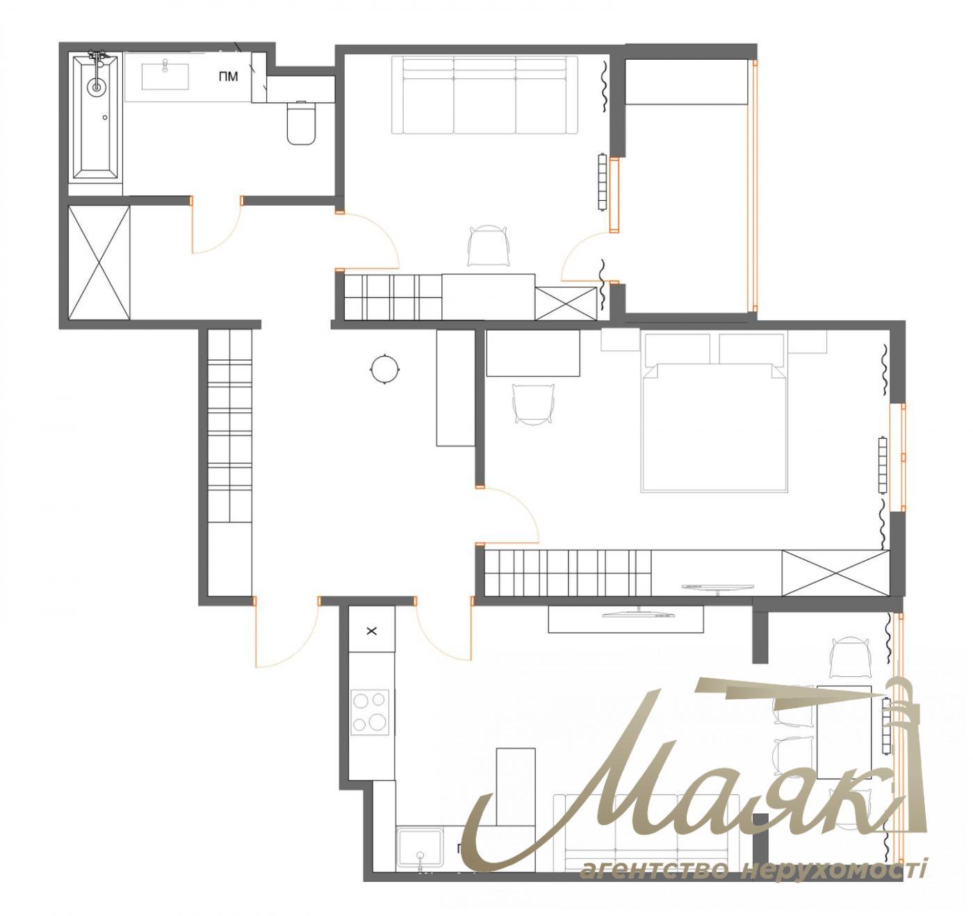 Аренда 3-х комнатной квартиры в ЖК Навигатор.