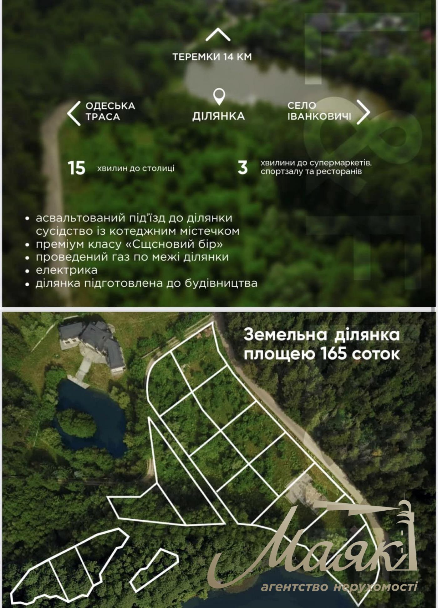 Sale of land near the lake for individual construction Markhalevka