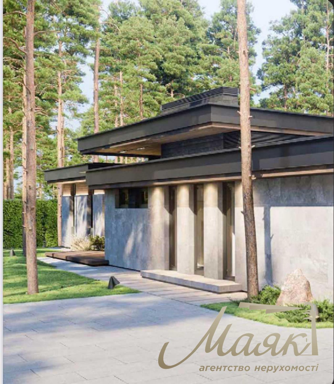 Продаж сучасного будинку в Конча-Заспі, Козин, у сосновому лісі, район котеджного містечка "Сосновий Бір".