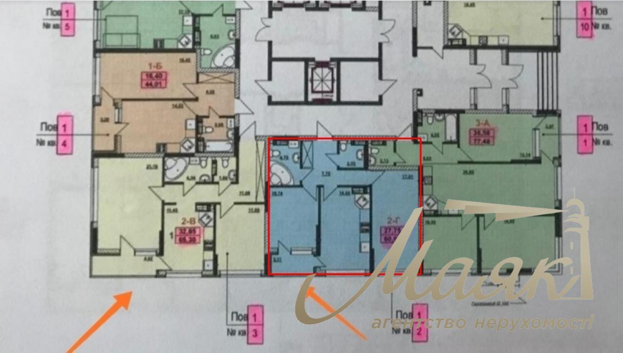 Sale of commercial premises 60m2 residential complex Urlovsky-1 st. Prichalnaya