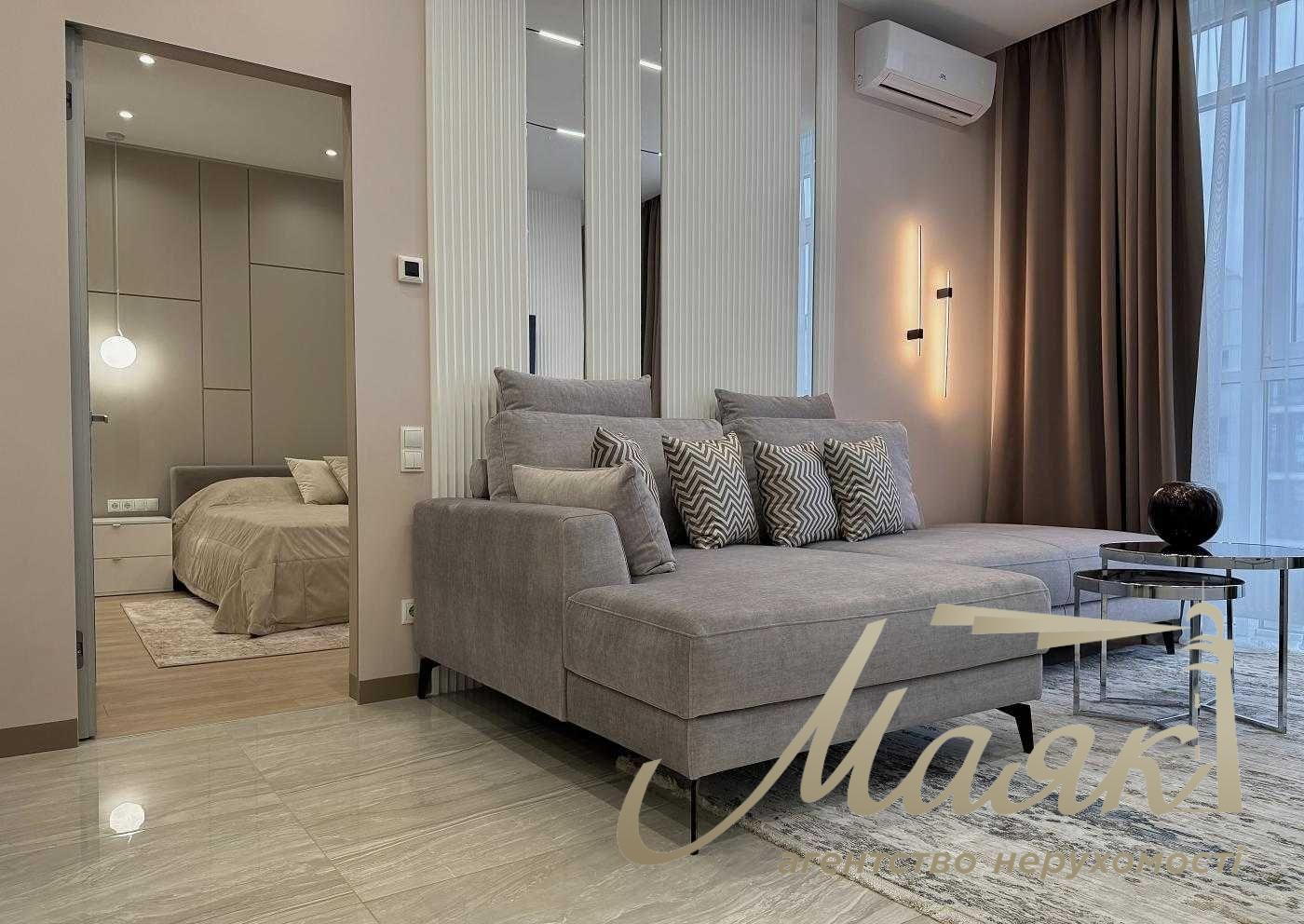 Аренда дизайнерской 3х-комнатной квартиры 85м2 в ЖК Новопечерские Липки, ул. Михаила Драгомирова, 15Б, Печерский район.