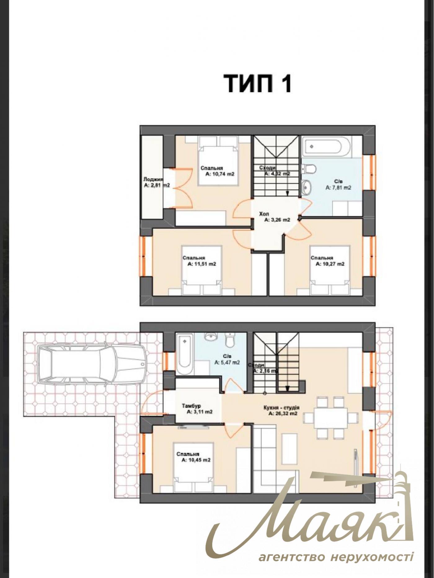 Sale of Townhouse 98m2, Irpen, Tishchenko st.