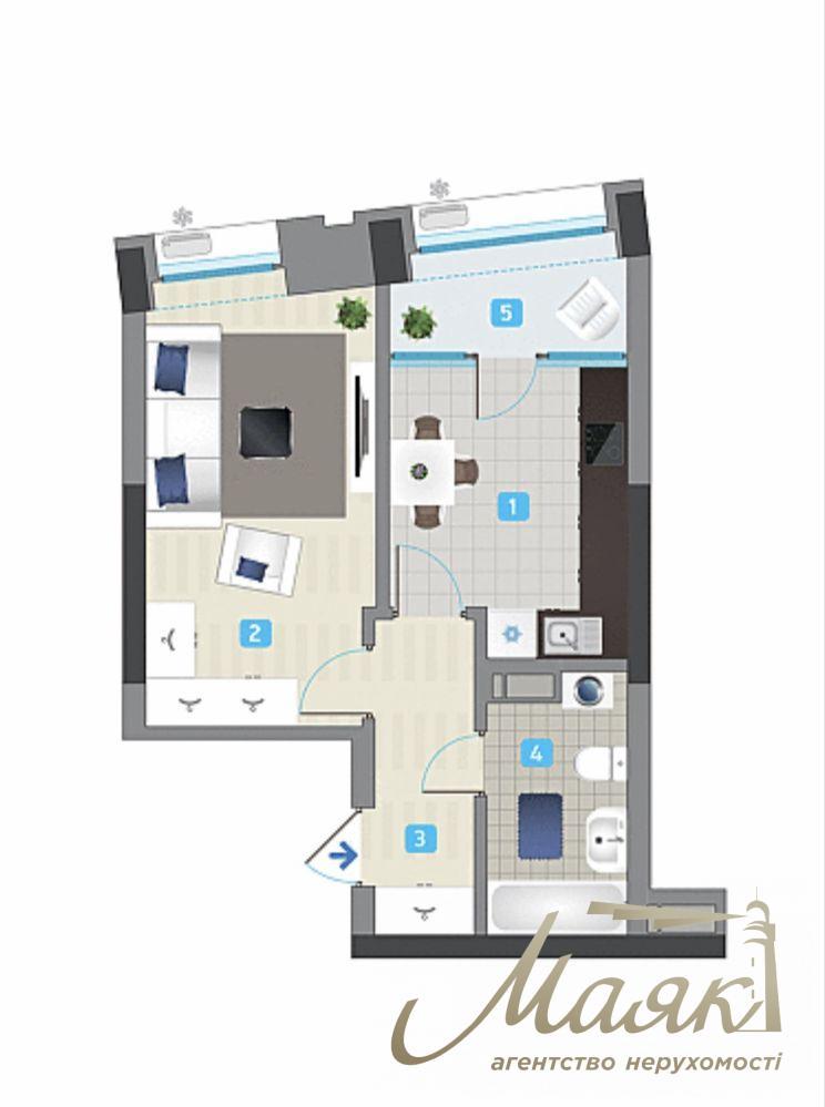 Продажа 2-х комнатной квартиры, ЖК Славутич 1.0