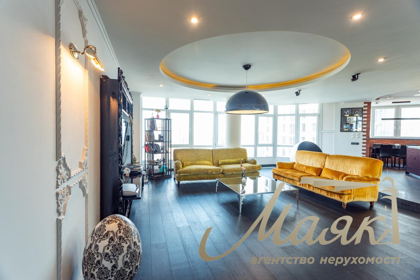 Rent 180m2 view apartment in LCD Novopecherskie Lipki, Andriy Verkhoglyada/Dragomirov Street 5, Pechersk, Kyiv